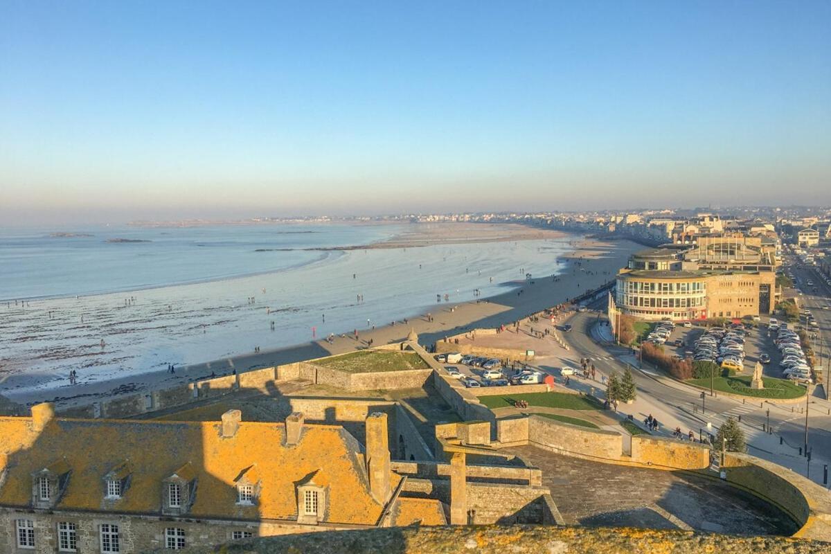 L Ostra 1, Appartement Haut Standing Front De Mer A Cancale Sur Le Port De La Houle Luaran gambar