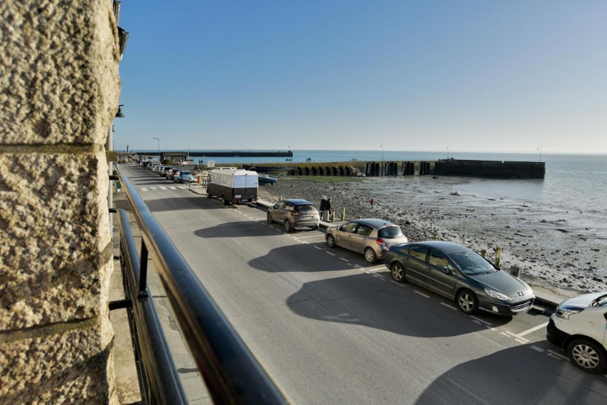 L Ostra 1, Appartement Haut Standing Front De Mer A Cancale Sur Le Port De La Houle Luaran gambar