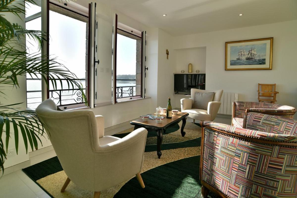 L Ostra 1, Appartement Haut Standing Front De Mer A Cancale Sur Le Port De La Houle Luaran gambar