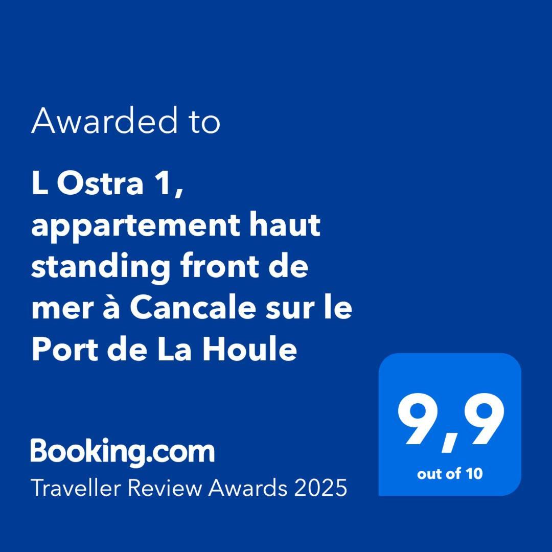 L Ostra 1, Appartement Haut Standing Front De Mer A Cancale Sur Le Port De La Houle Luaran gambar